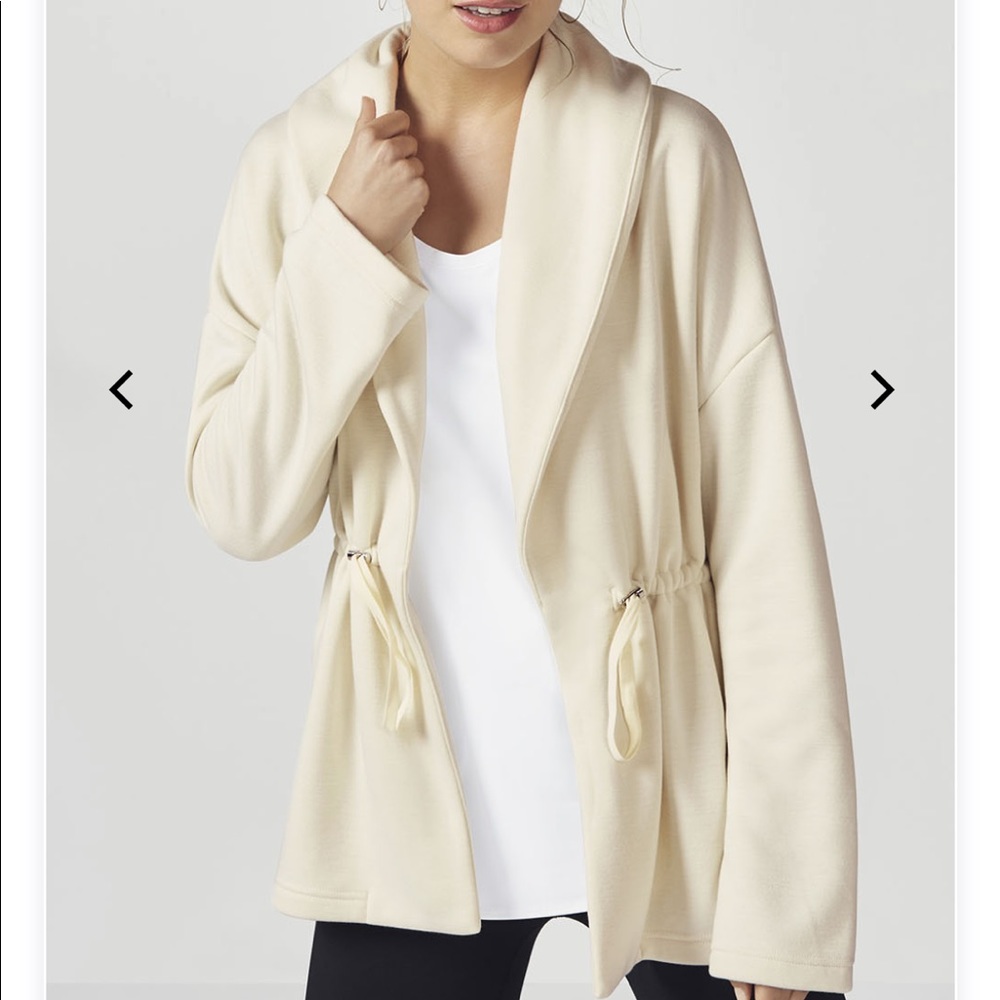 Fabletics Oversized Fleece Sage Coat *Sold Out*
